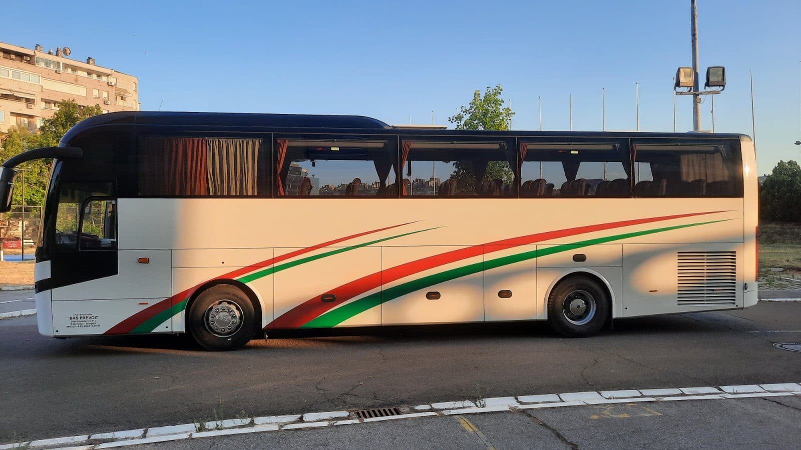 VDL Jonckheere, beli autobus BAS PREVOZ sa 49 mesta, fotografija 3