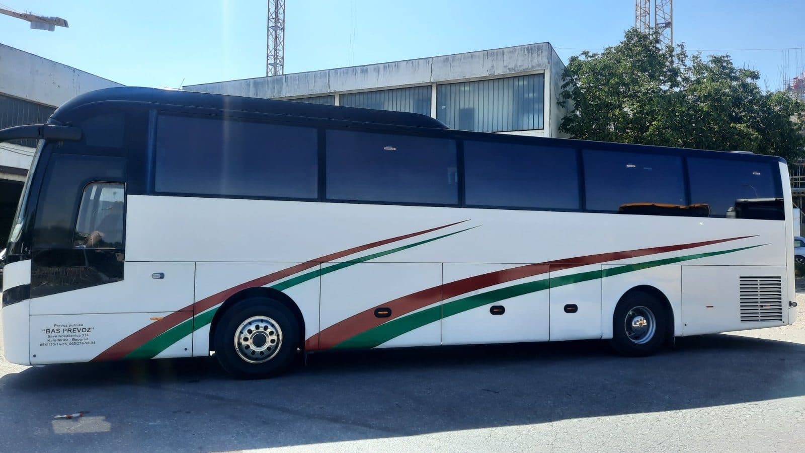VDL Jonckheere, beli autobus BAS PREVOZ sa 49 mesta, fotografija 2