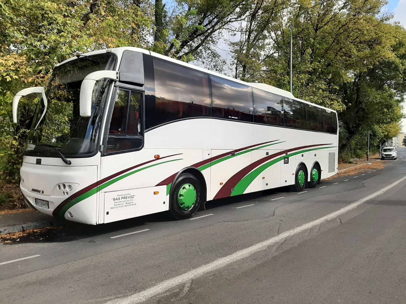 VDL Mistral, beli autobus BAS PREVOZ sa 59 mesta, fotografija 3