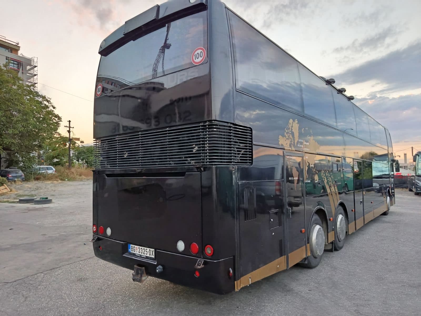 VDL Synergy VIP at dusk, seen from the rear